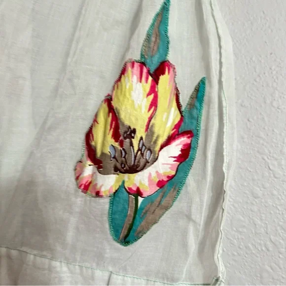 Vintage 50s Apron Skirt, Cottagecore, Coastal Grandma, OSFM - Picture 5 of 5